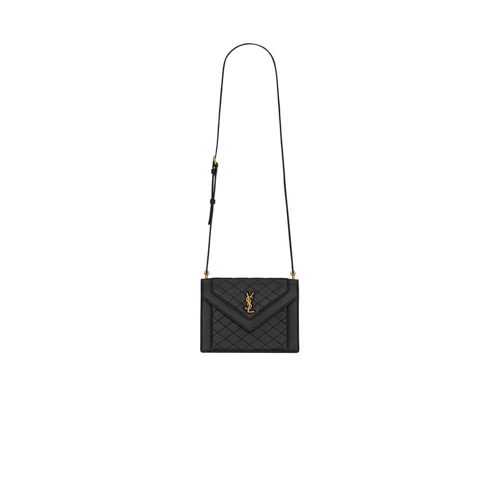 GABY MINI SATCHEL IN QUILTED LAMBSKIN