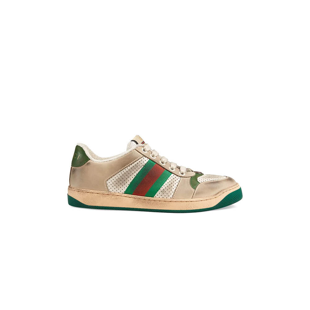 Screener GG leather sneaker