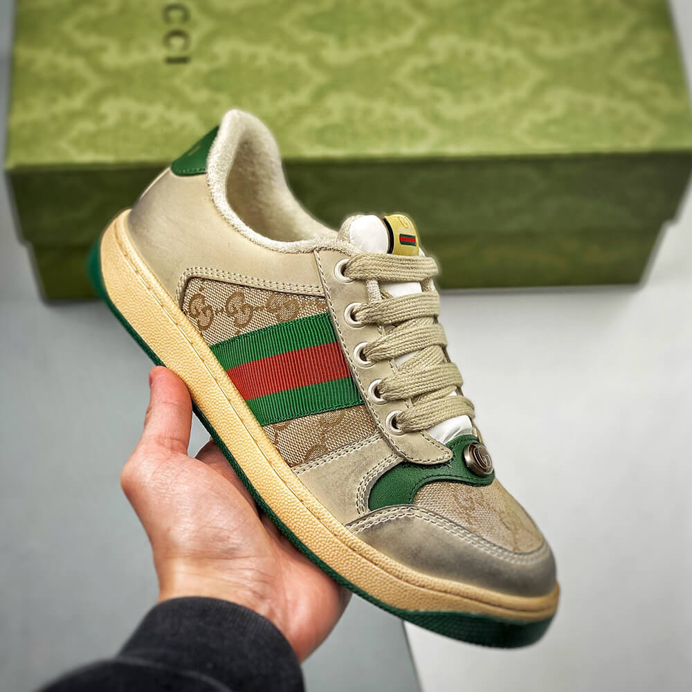 Screener leather sneaker