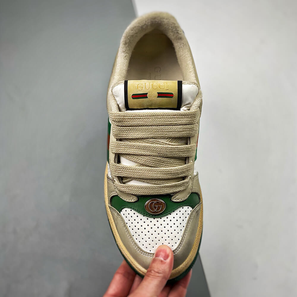 Screener GG leather sneaker