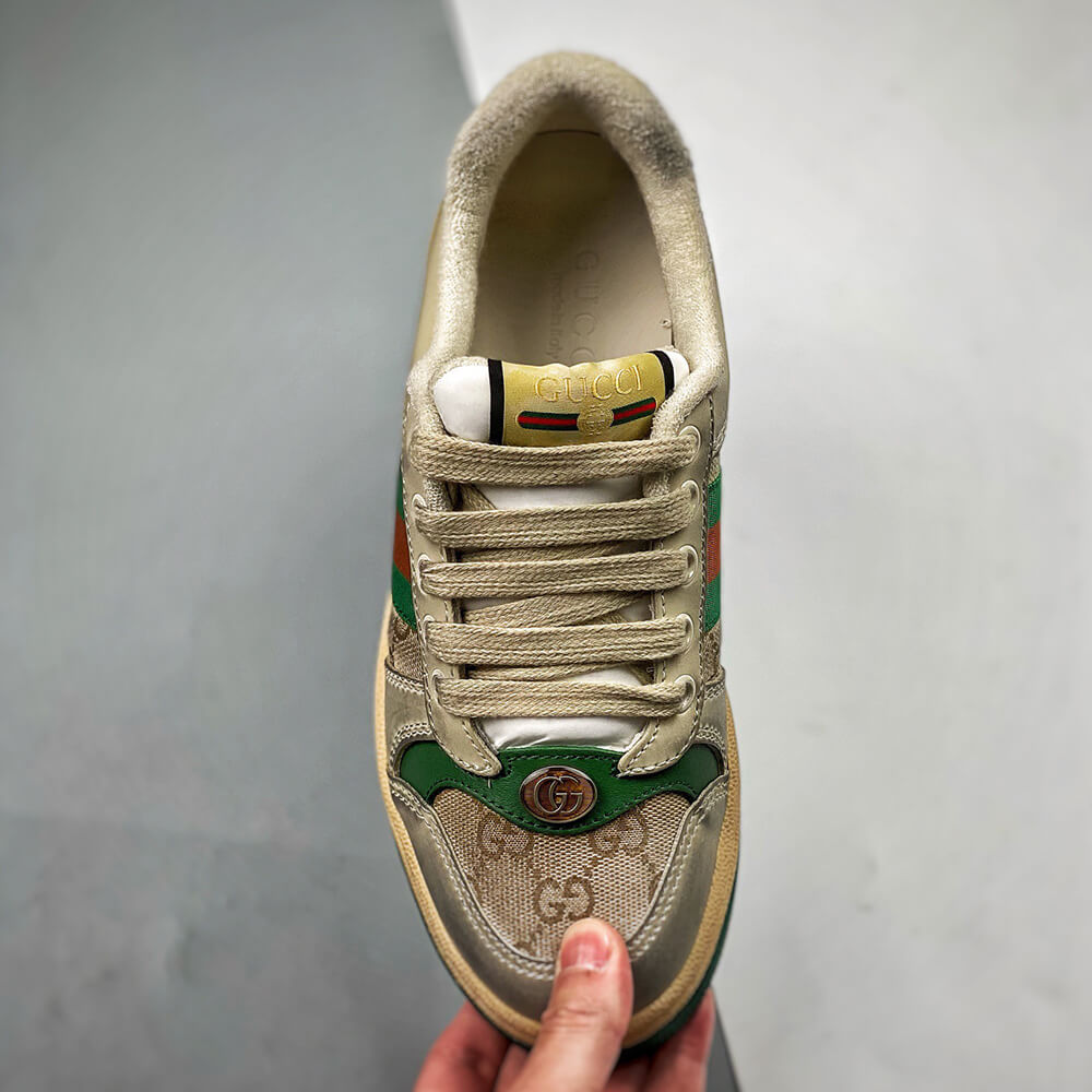 Screener leather sneaker