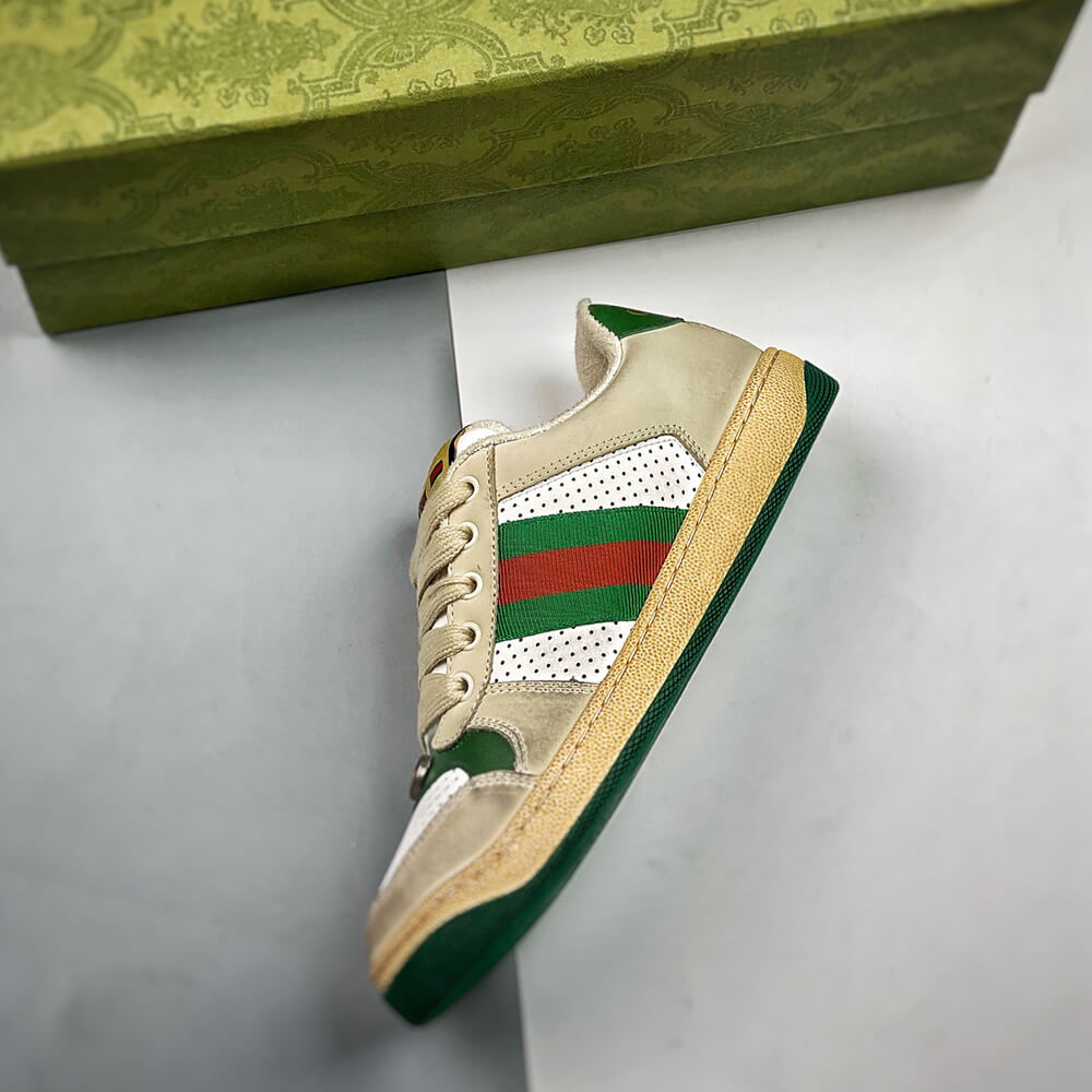Screener GG leather sneaker