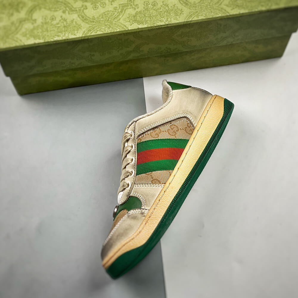 Screener leather sneaker