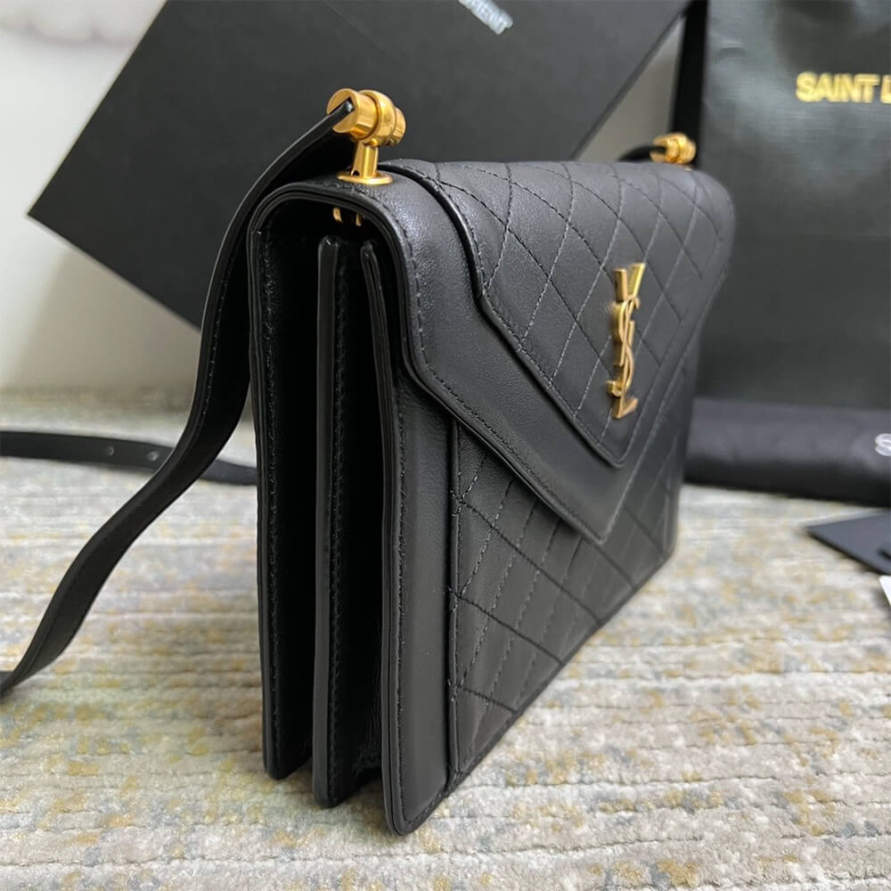 GABY MINI SATCHEL IN QUILTED LAMBSKIN
