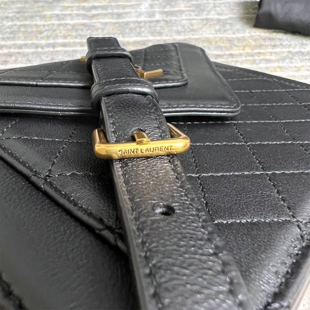 GABY MINI SATCHEL IN QUILTED LAMBSKIN