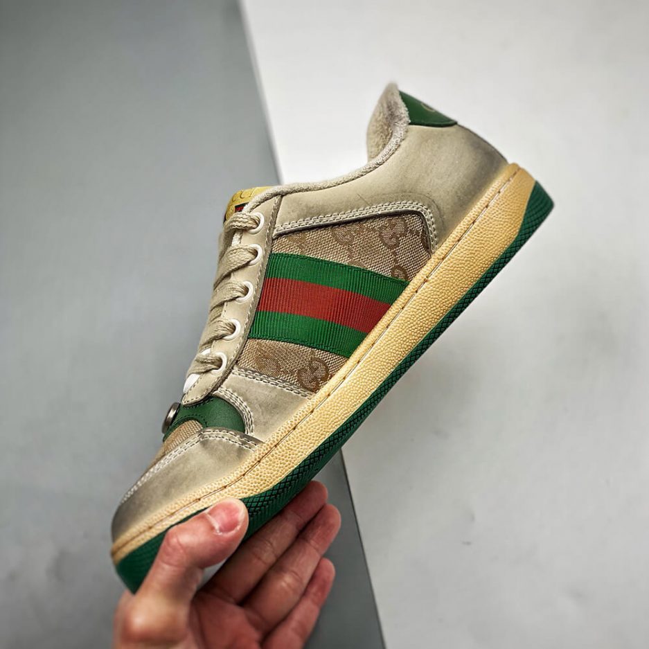 Screener leather sneaker