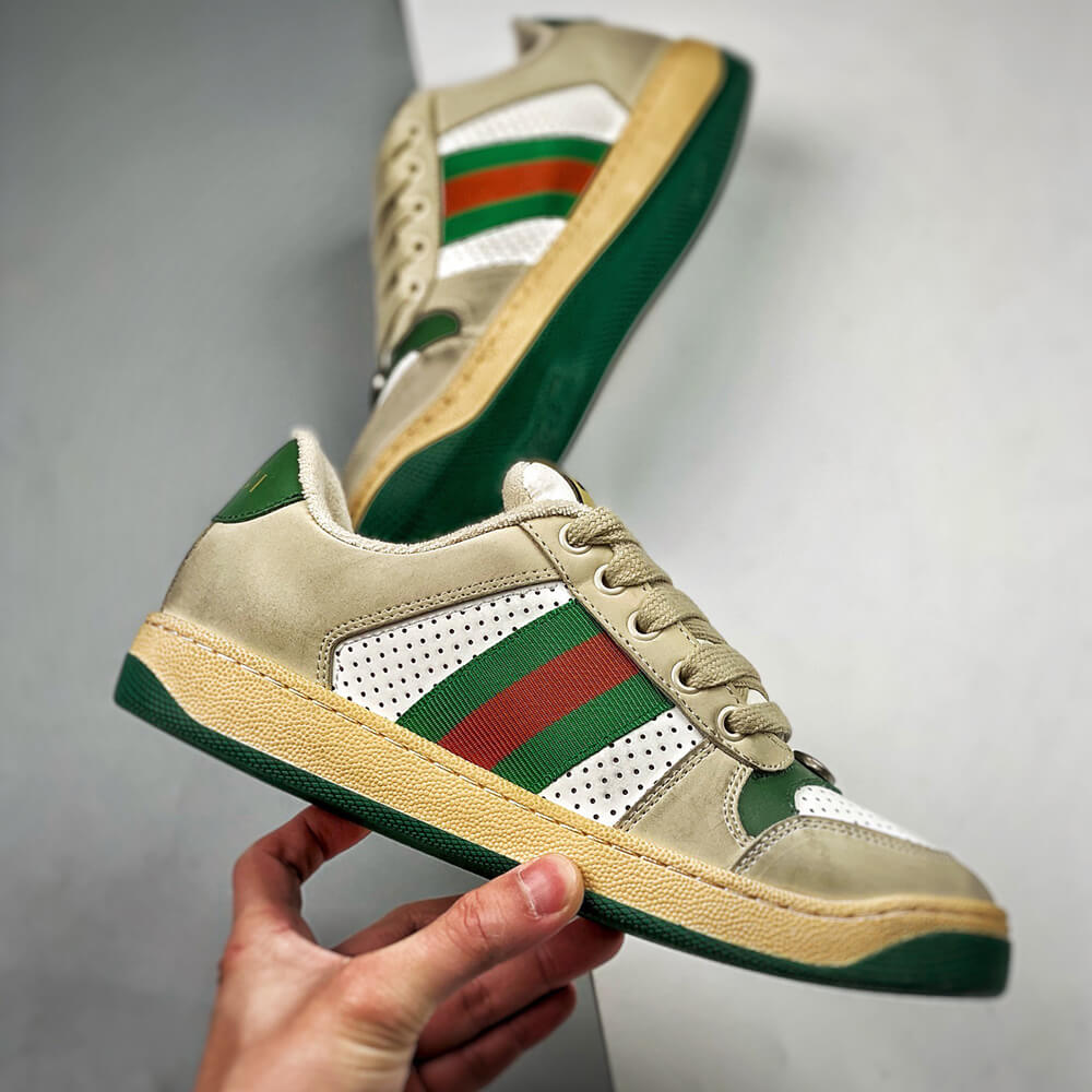 Screener GG leather sneaker