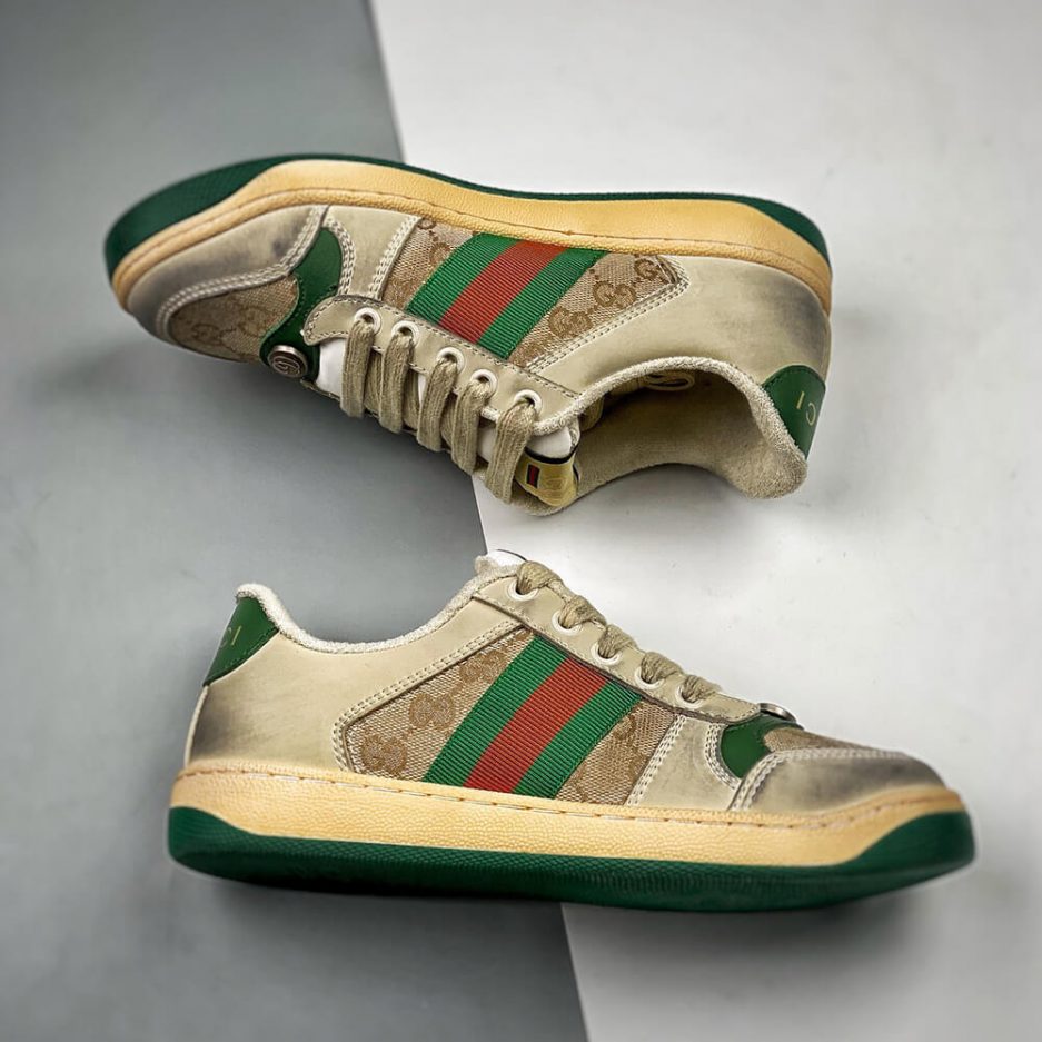 Screener leather sneaker