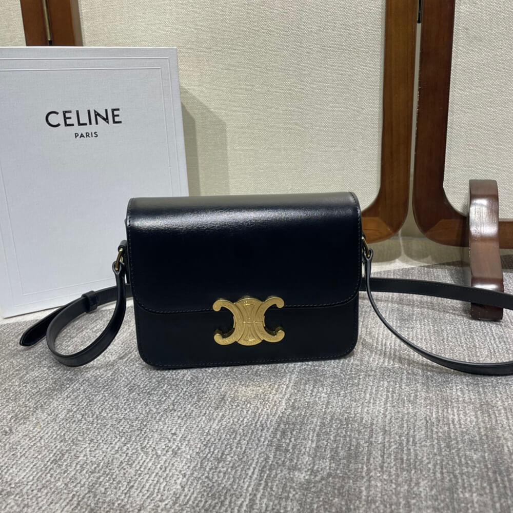 CLASSIQUE TRIOMPHE BAG IN SHINY CALFSKIN