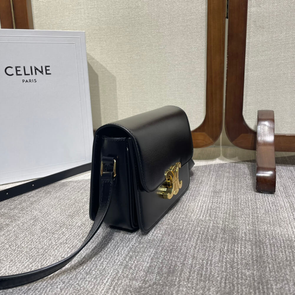 CLASSIQUE TRIOMPHE BAG IN SHINY CALFSKIN