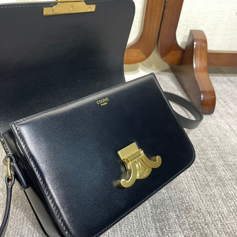 CLASSIQUE TRIOMPHE BAG IN SHINY CALFSKIN
