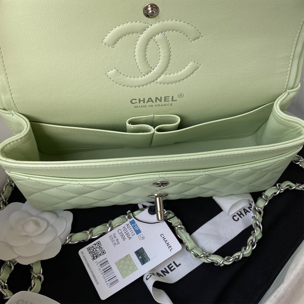 CHANEL Classic Flap Medium Silver hardware