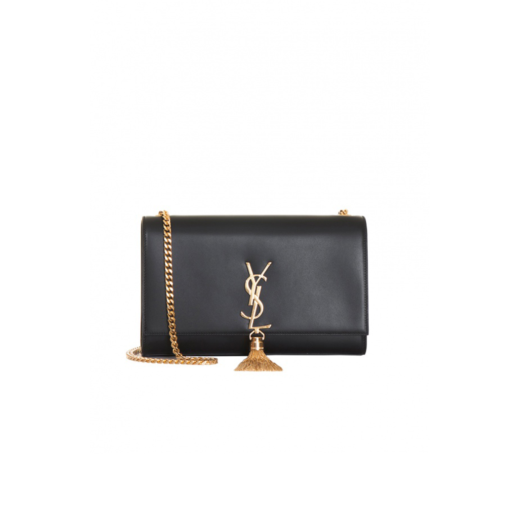 SAINT LAURENT BLACK ‘KATE’ SHOULDER BAG