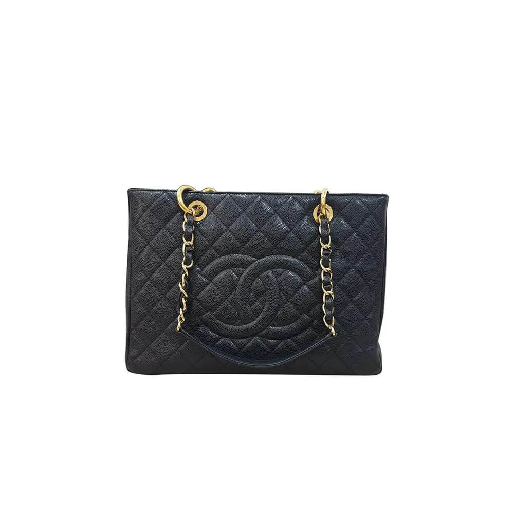 Chanel GST Grand Shopping Tote Black Caviar