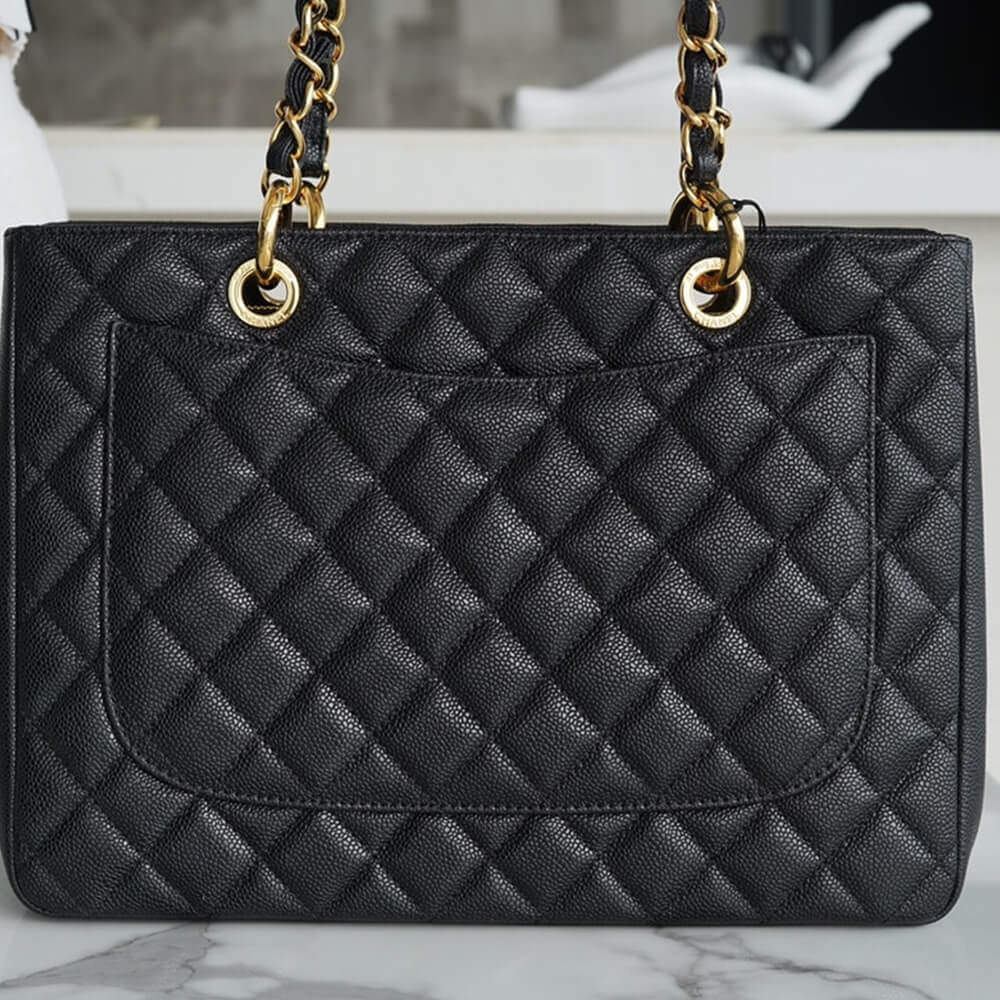 Chanel GST Grand Shopping Tote Black Caviar