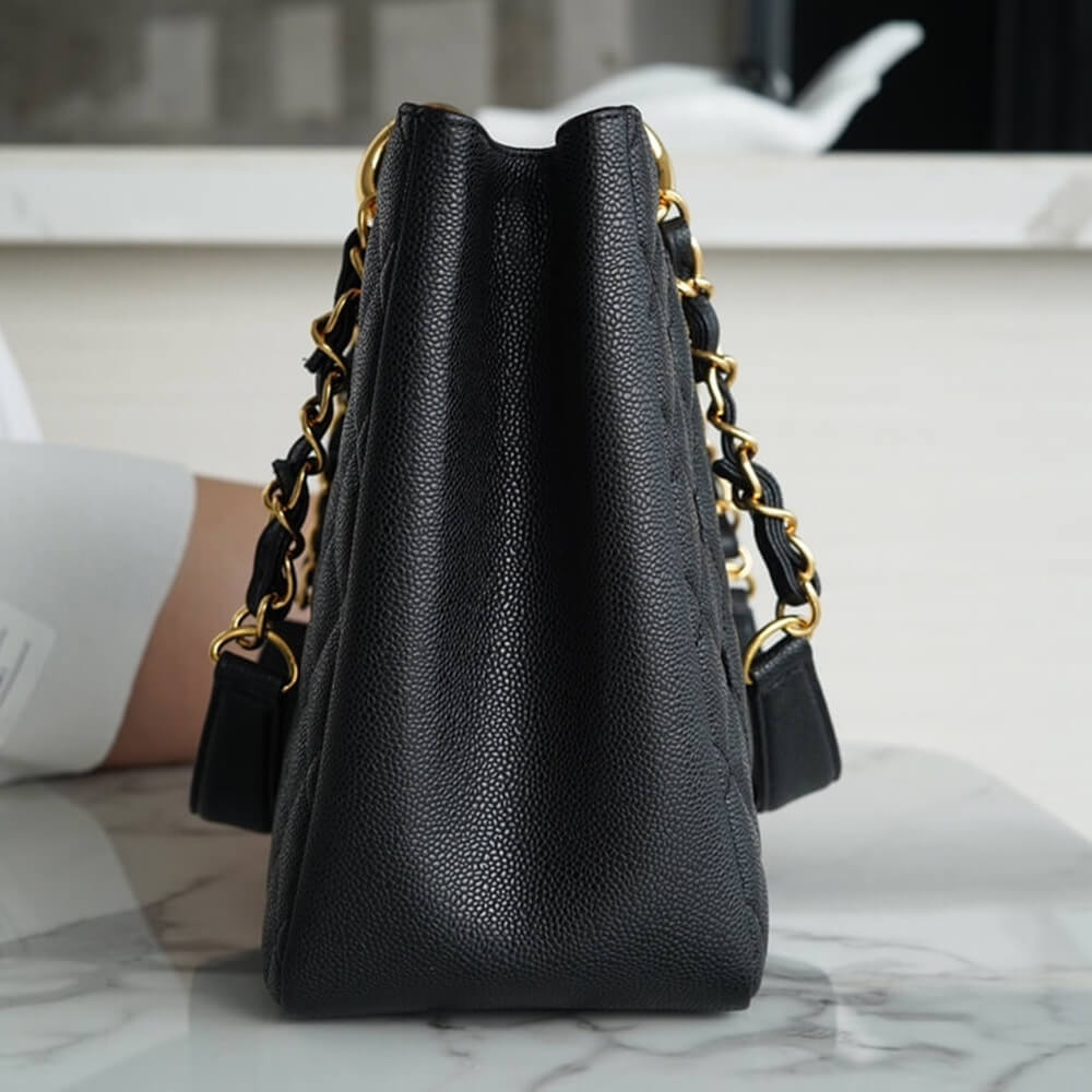 Chanel GST Grand Shopping Tote Black Caviar