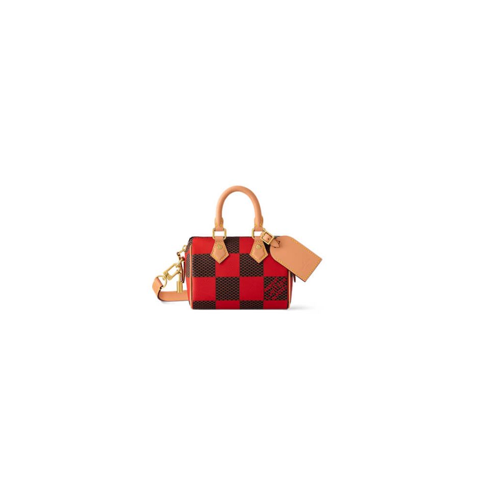 LV SPEEDY 18 BANDOULIERE DAMIER POP