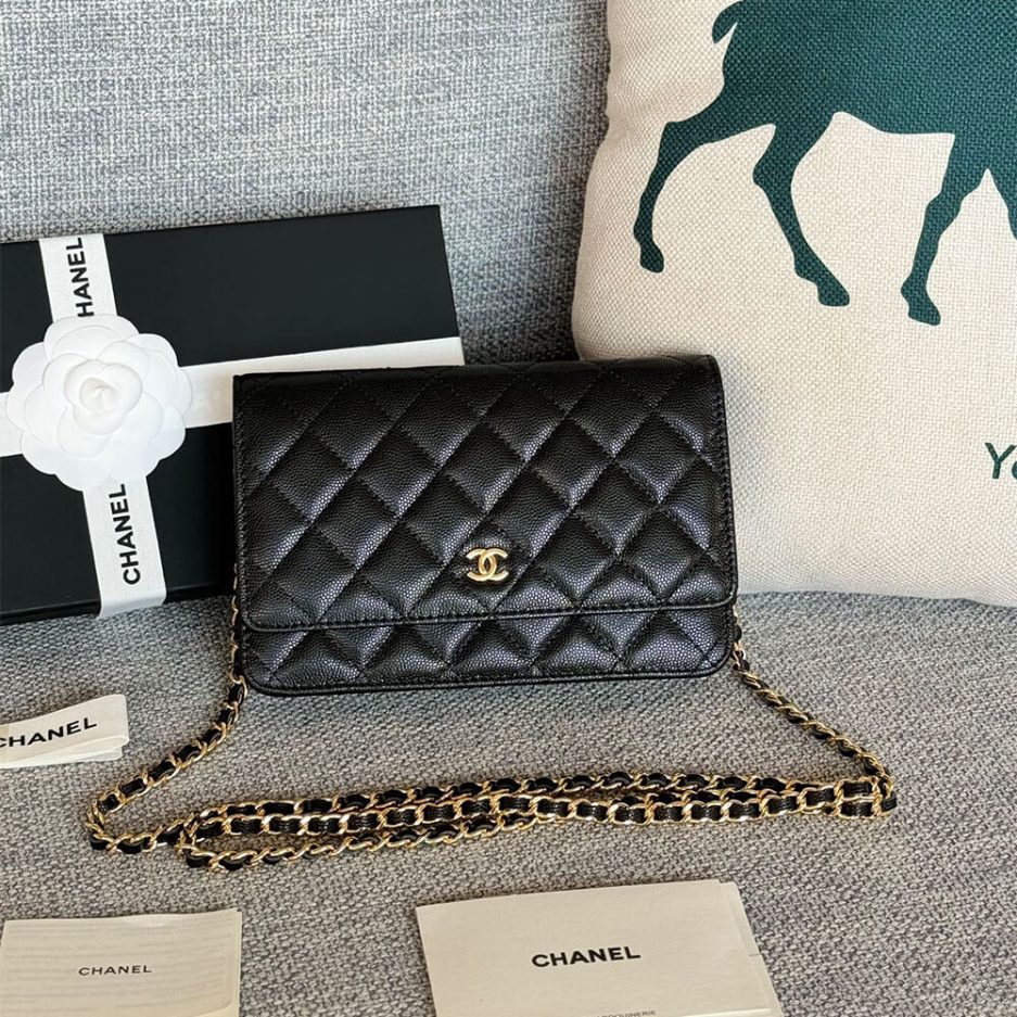 Chanel classic chain wallet