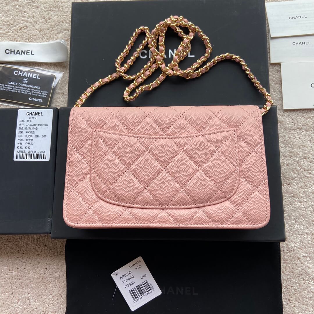 Chanel classic chain wallet(high-end grade)