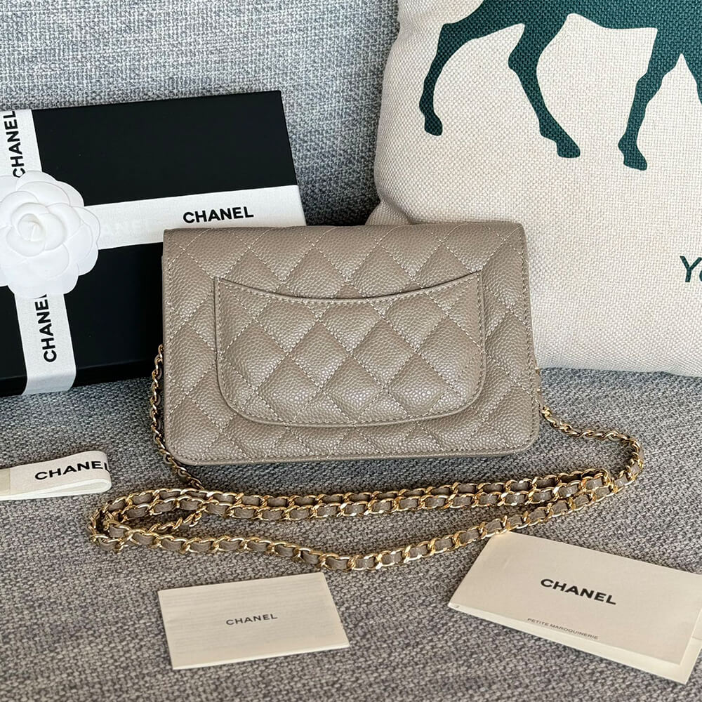 Chanel classic chain wallet