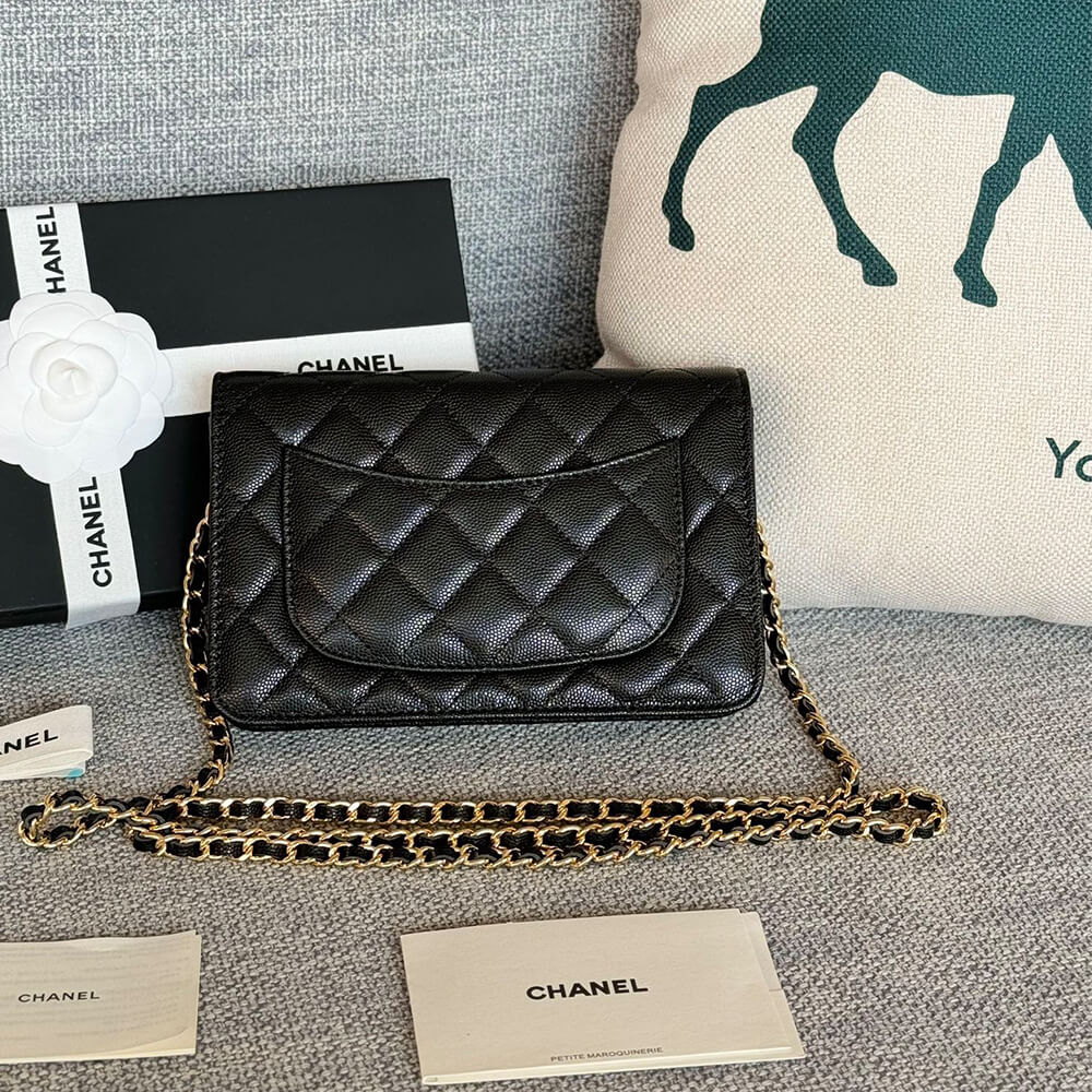Chanel classic chain wallet