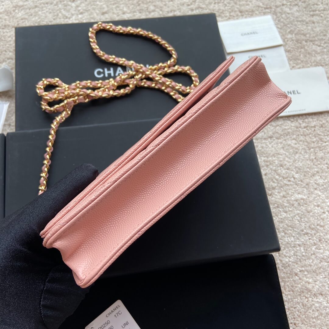 Chanel classic chain wallet(high-end grade)