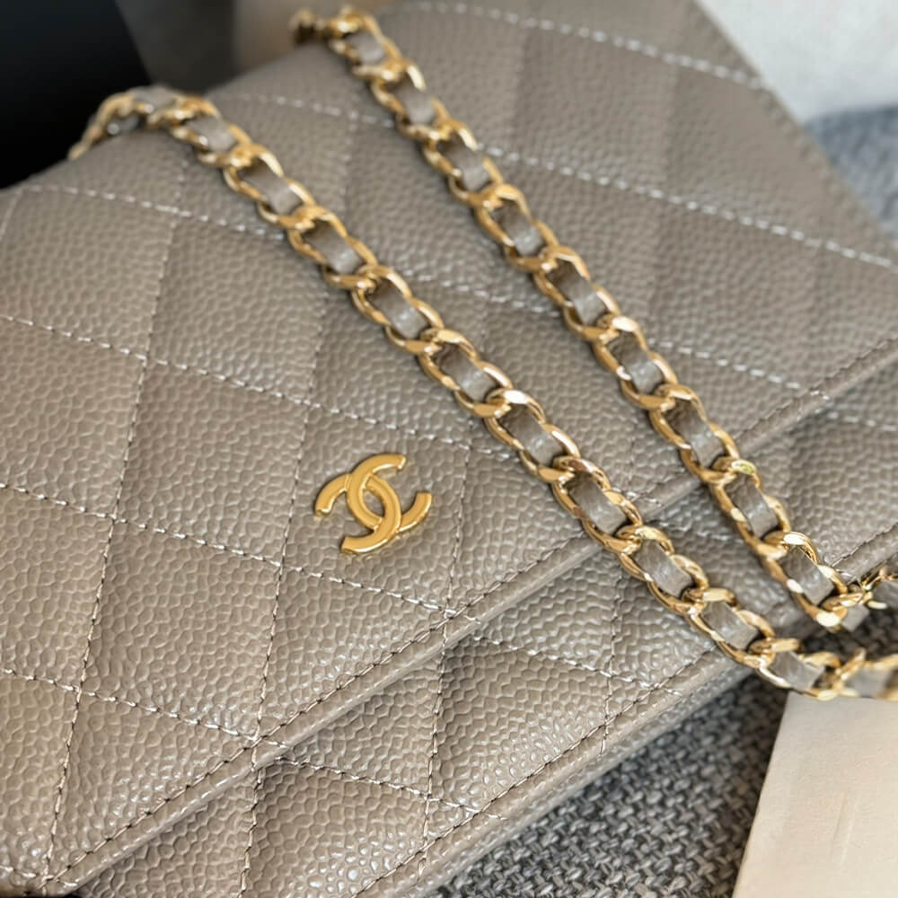Chanel classic chain wallet
