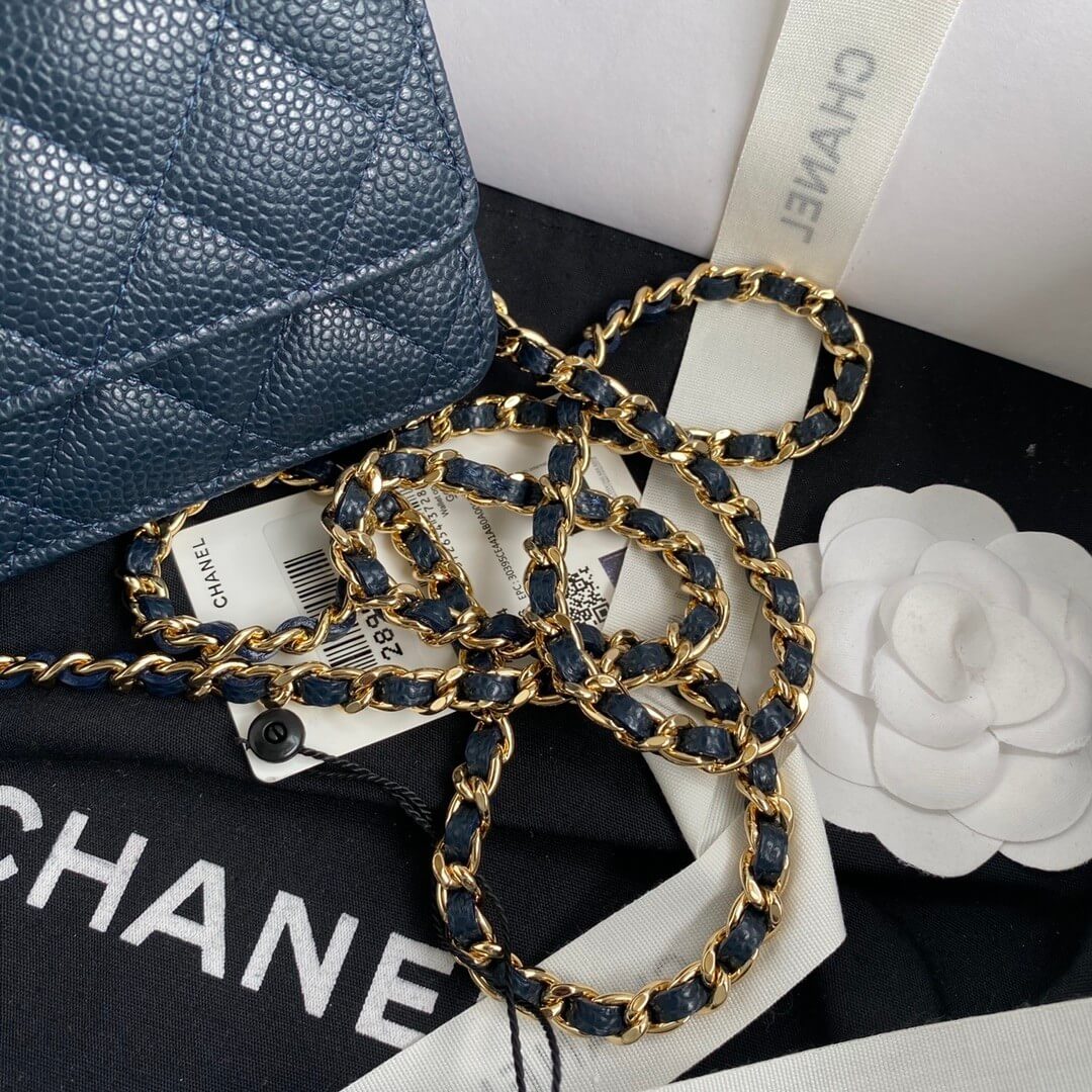 Chanel classic chain wallet
