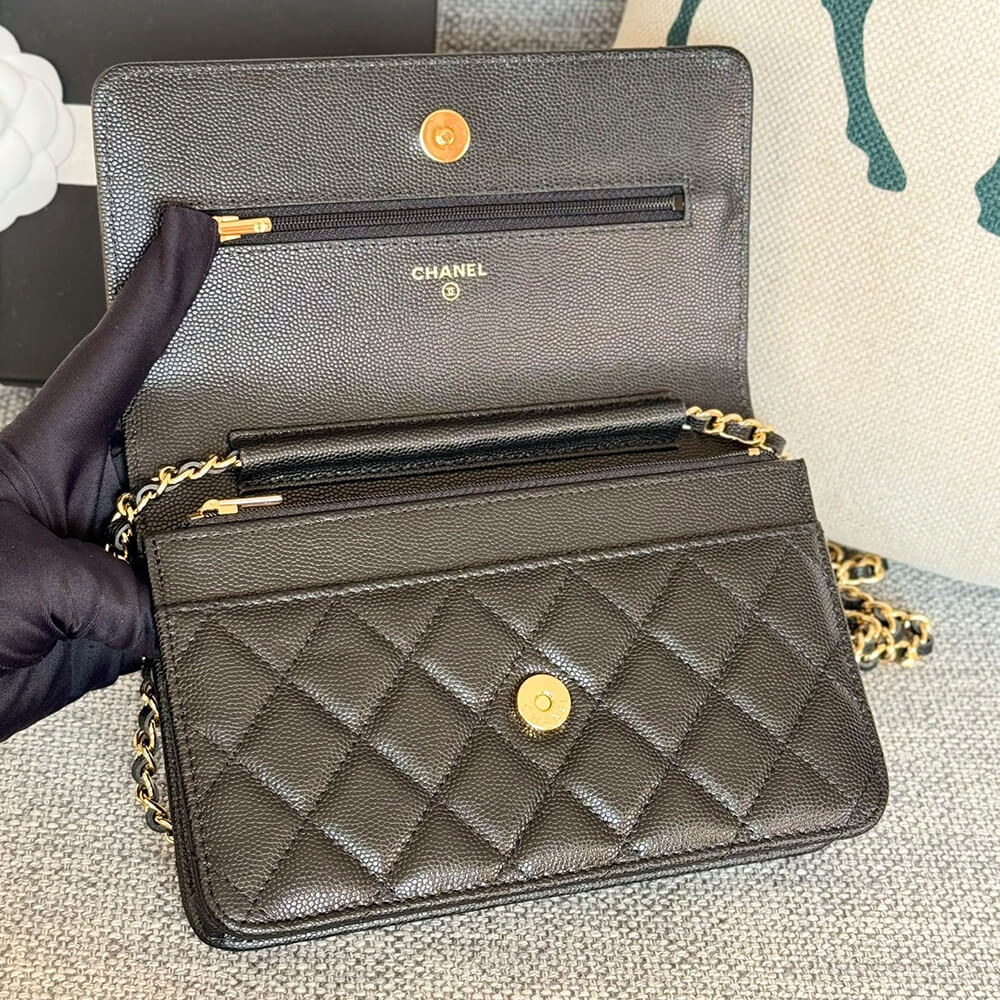 Chanel classic chain wallet