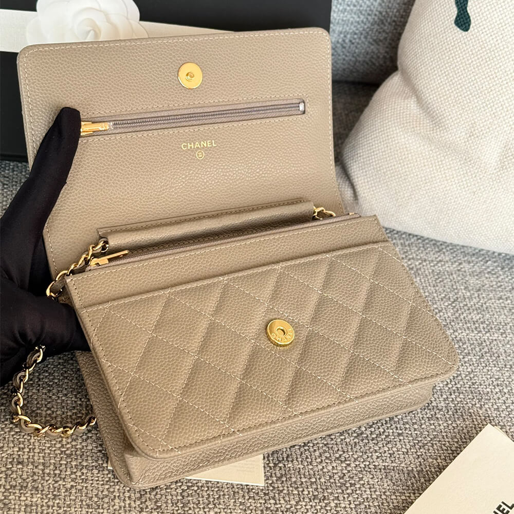 Chanel classic chain wallet