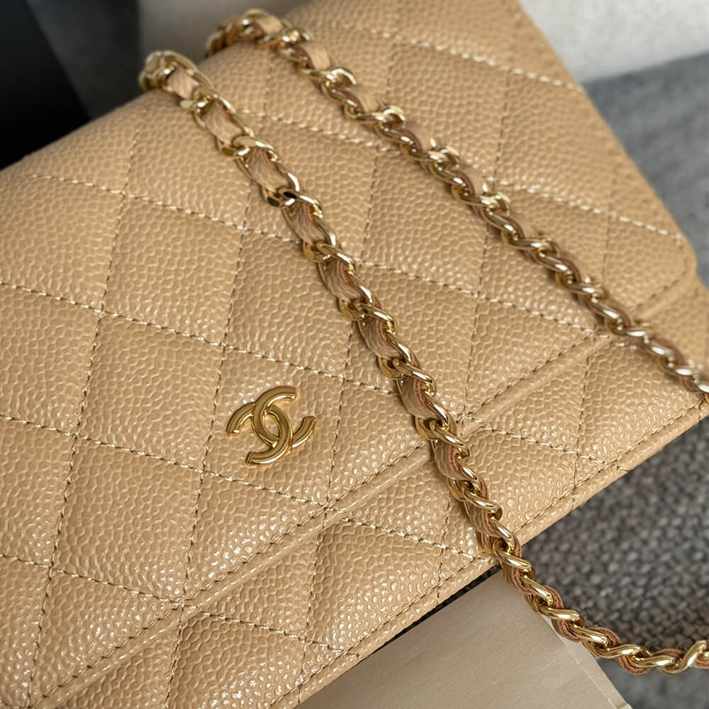 Chanel classic chain wallet