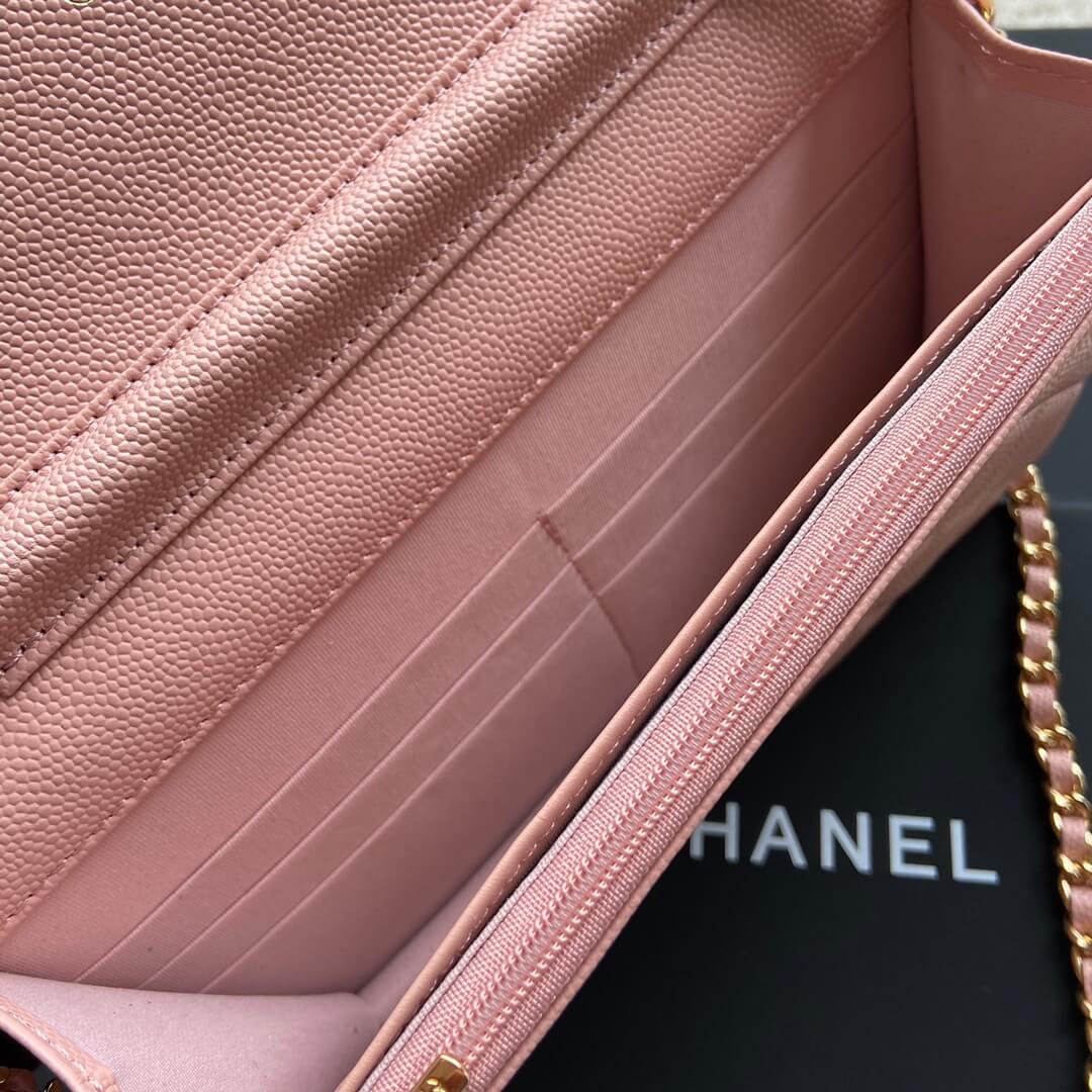 Chanel classic chain wallet(high-end grade)