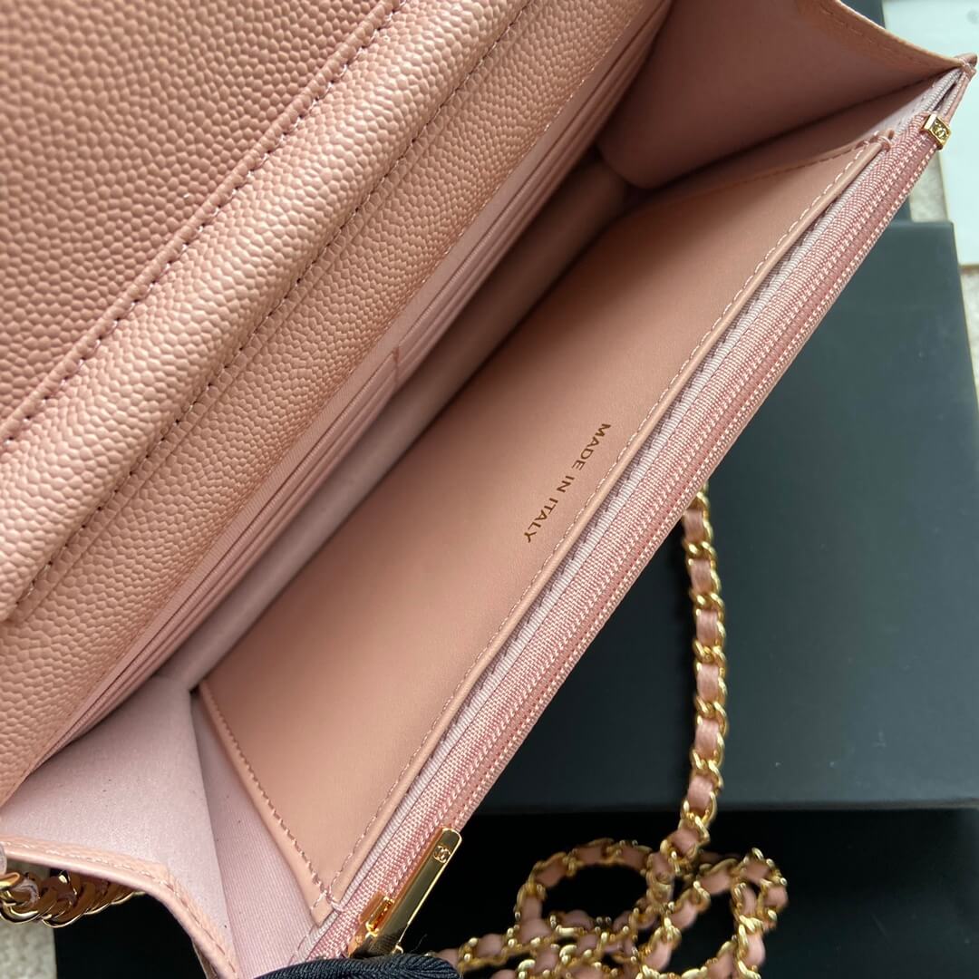 Chanel classic chain wallet(high-end grade)