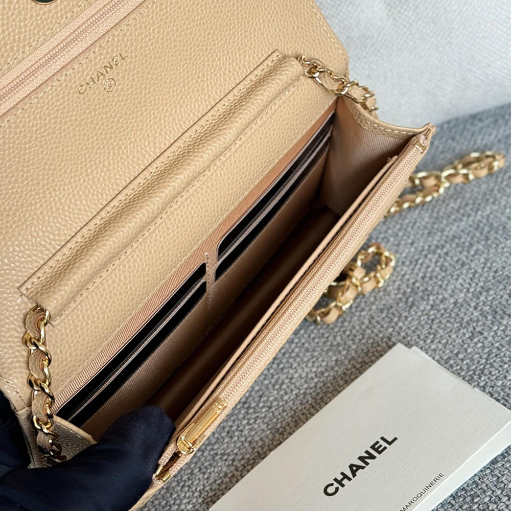 Chanel classic chain wallet